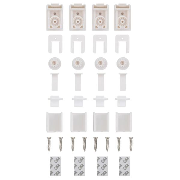 36 piezas de herrajes para persianas enrollables Accesorios de cuerda