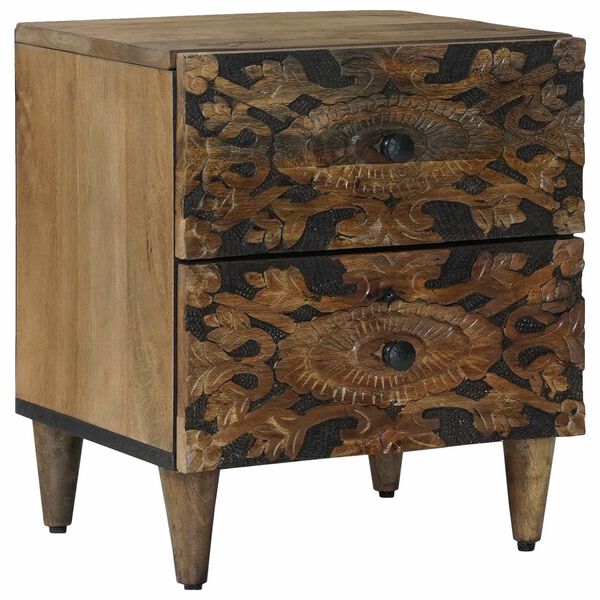 Armario de Noche con cajón Marrón 40 x 335 x 46 cm Marrón
