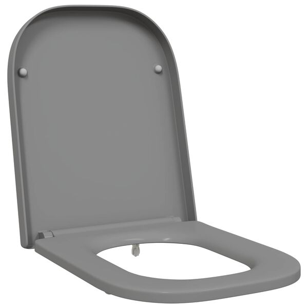 Asiento de WC Gris 475 x 35 x 36 cm Duroplast Gris