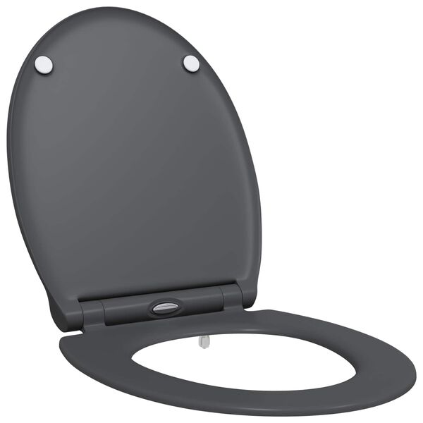 Asiento de WC Antracita 47 x 375 x 38 cm Duroplast Antracita