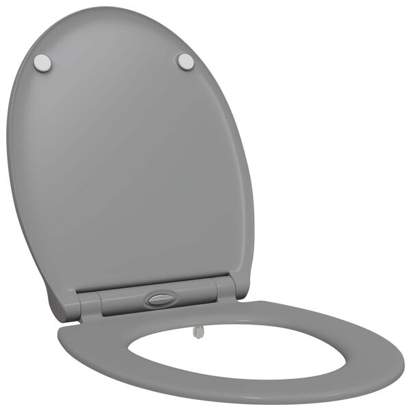 Asiento de WC Gris 47 x 375 x 38 cm Duroplast Gris