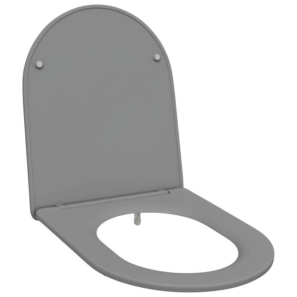 Asiento de WC Gris 47 x 36 x 34 cm Duroplast Gris