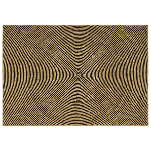 Alfombras de área Negro 200 x 290 cm yute Negro 200 x 290 cm