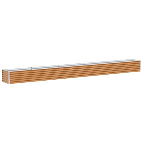 Arriate elevado Marrón Claro 485 x 50 x 36 cm Acero Galvanizado 485 x 50 x 36 cm Acero galvanizado