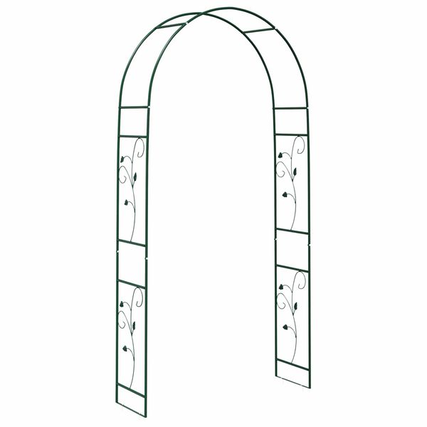 Arco de jardín Floral Verde 115 x 37 x 231 cm Verde