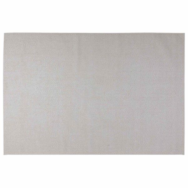 Alfombras de área Rectangular LUGO Crema 340 x 240 cm Poliéster Crema 240 x 340 cm