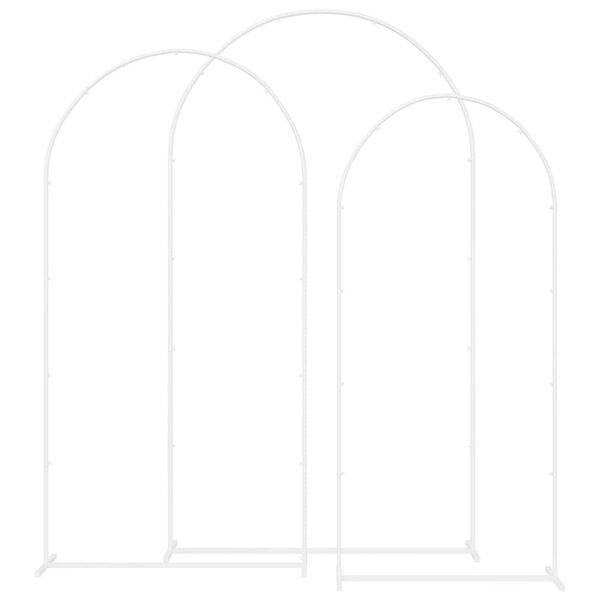 Arco de Boda 3 pcs Acero White
