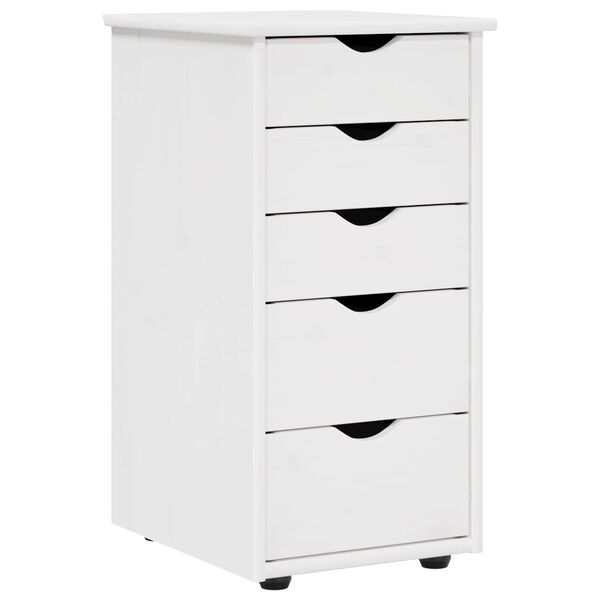 Armario 34 x 39 x 615 cm Madera de Pino Macizo White
