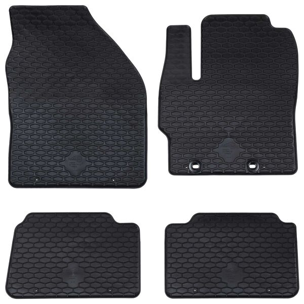 Alfombrilla de Coche 4 pcs Negro Ajuste para Toyota YARIS 2020-