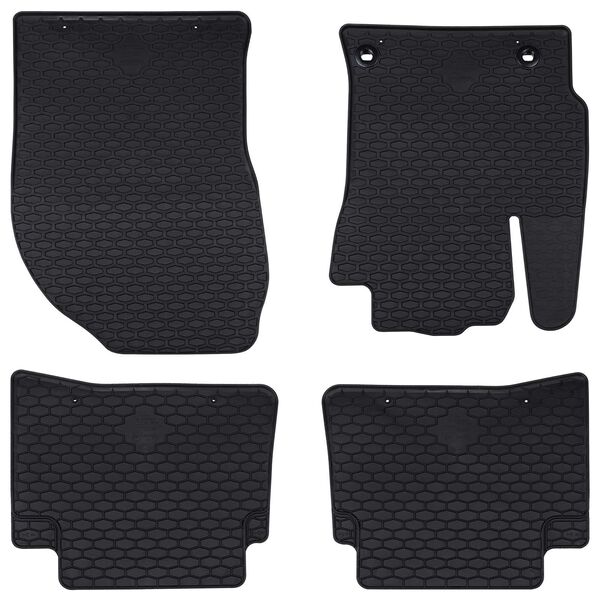 Alfombrilla de Coche 4 pcs Negro Goma 42029093