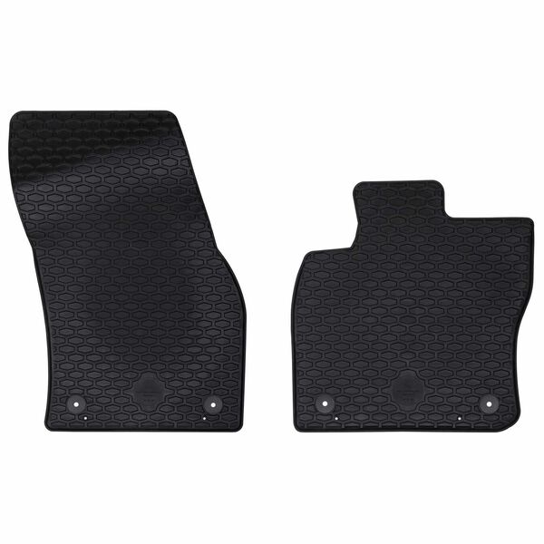 Alfombrilla de Coche 2 pcs Negro Adecuado para VW CADDY 2020-