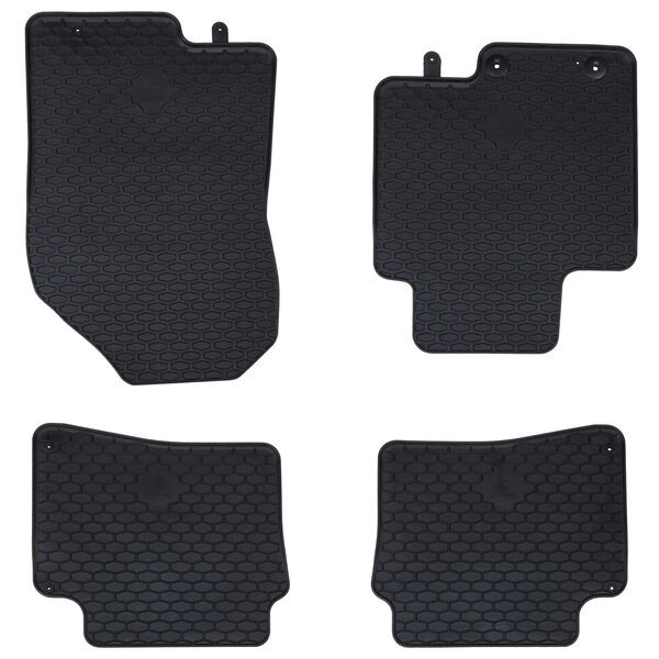 Alfombrilla de Coche 4 pcs Negro Goma 42029097