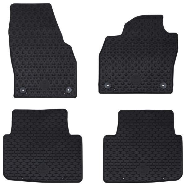 Alfombrilla de Coche 4 pcs Negro compatible con KAMIQ 2019-