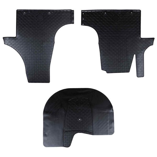 Alfombrilla de Coche 3 pcs Negro Compatible con VW T5 2010-2015