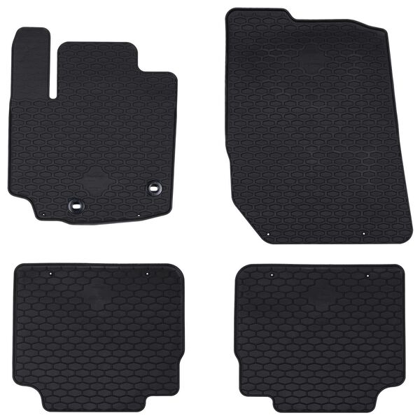 Alfombrilla de Coche 4 pcs Negro Apto para Suzuki S-CROSS 2022-