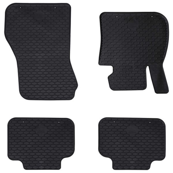 Alfombrilla de Coche 4 pcs Negro adecuado para BMW 1er 2017-