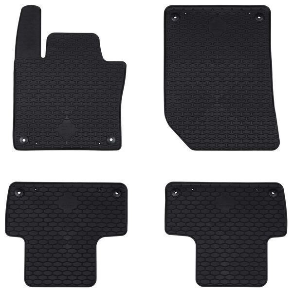 Alfombrilla de Coche 4 pcs Negro apto para Volvo XC60 2018-