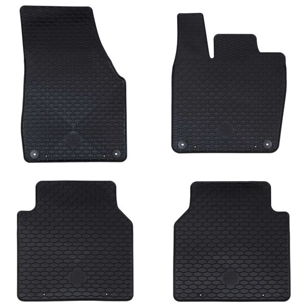 Alfombrilla de Coche 4 pcs Negro adecuado para VW ID.7 2023-