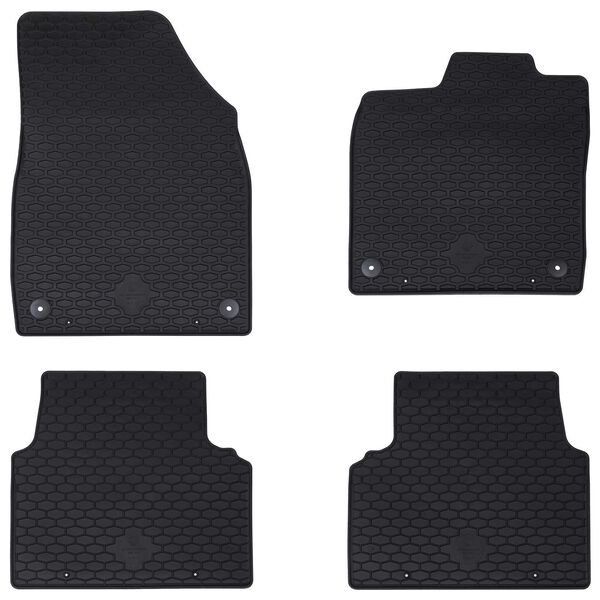Alfombrilla de Coche 4 pcs Negro adecuado para VW ID.3 2019-