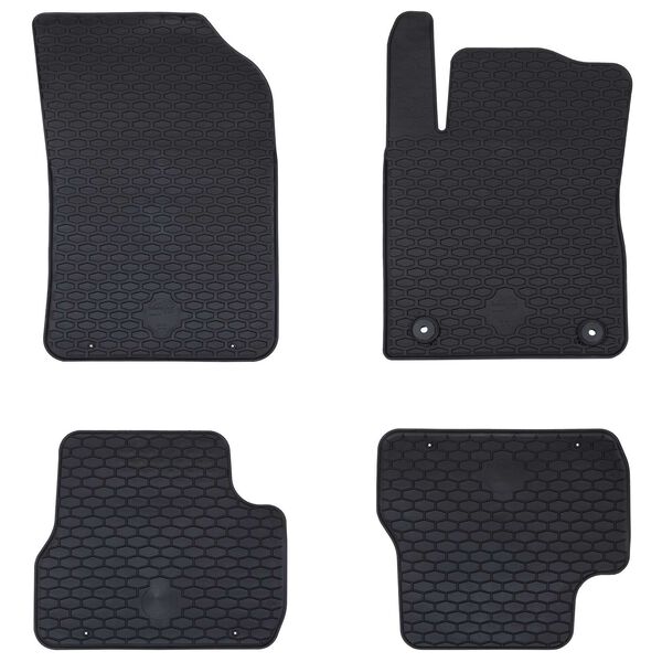 Alfombrilla de Coche 4 pcs Negro Adecuado para C3 2017-2024