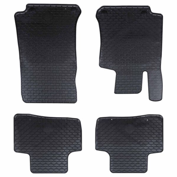 Alfombrilla de Coche 4 pcs Negro adecuado para GLC 2016-2022