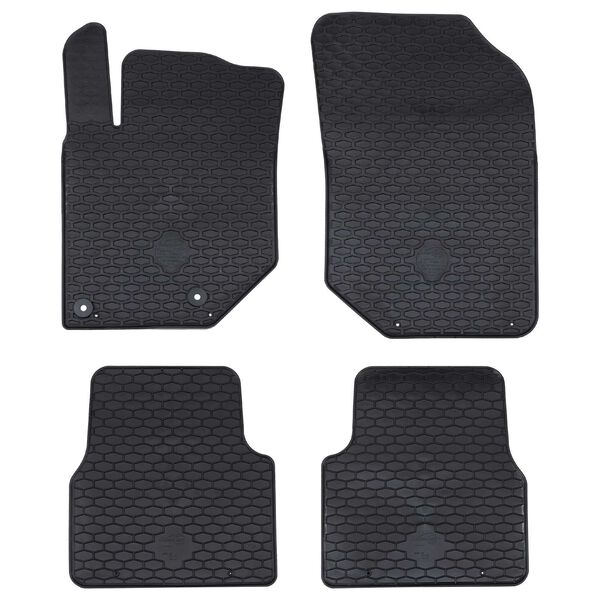 Alfombrilla de Coche 4 pcs adecuado para C4 2021- Goma