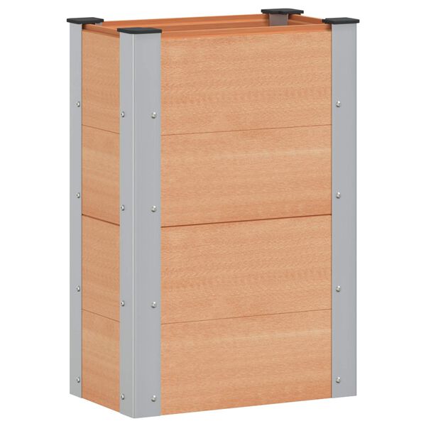 Arriate elevado Marrón 50 x 30 x 72 cm Marrón 50 x 30 x 72 cm