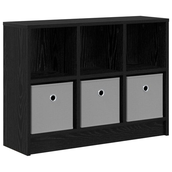 Aparador con cajón Roble Negro 735 x 225 x 535 cm Roble negro 73.5 x 22 x 53.5 cm