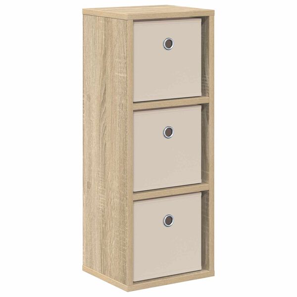 Aparador con cajón Roble Sonoma 255 x 22 x 695 cm Roble Sonoma 35 x 32 x 99.5 cm