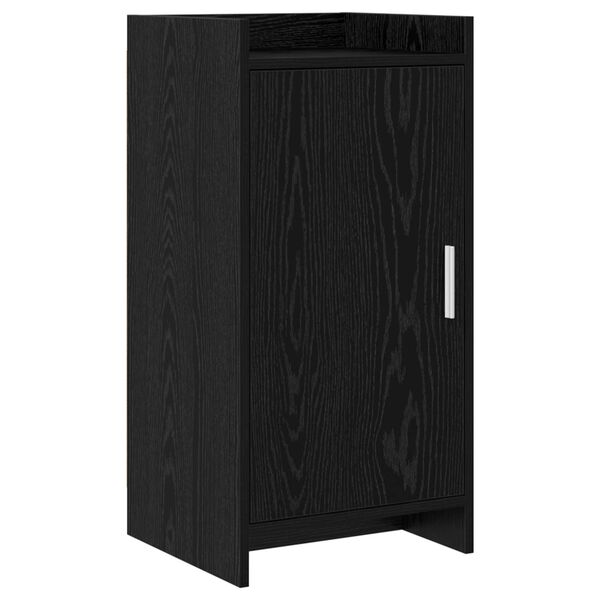 Aparador Roble Negro 40 x 36 x 80 cm Madera de ingeniería Roble negro
