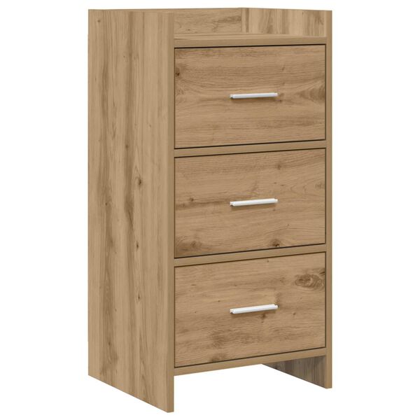 Aparador Roble Artesanal 40 x 36 x 80 cm Madera de ingeniería Roble artesanal 8011066