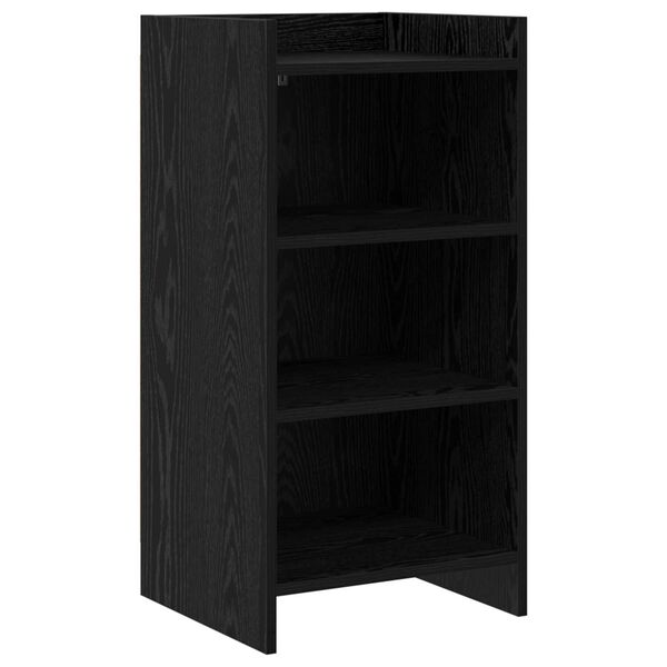 Aparador Roble Negro 40 x 36 x 80 cm Madera de ingeniería Roble negro 8011068