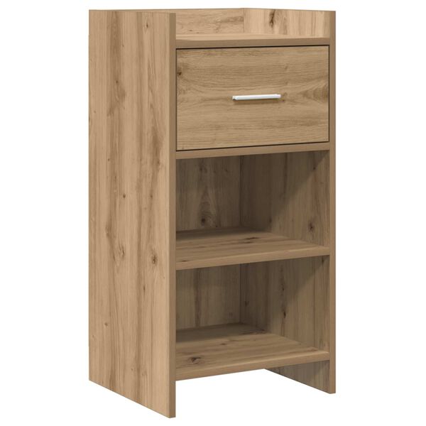 Aparador Roble Artesanal 40 x 36 x 80 cm Madera de ingeniería Roble artesanal 8011082