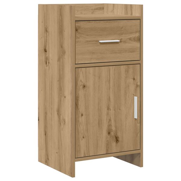 Aparador Roble Artesanal 40 x 36 x 80 cm Madera de ingeniería Roble artesanal 8011090