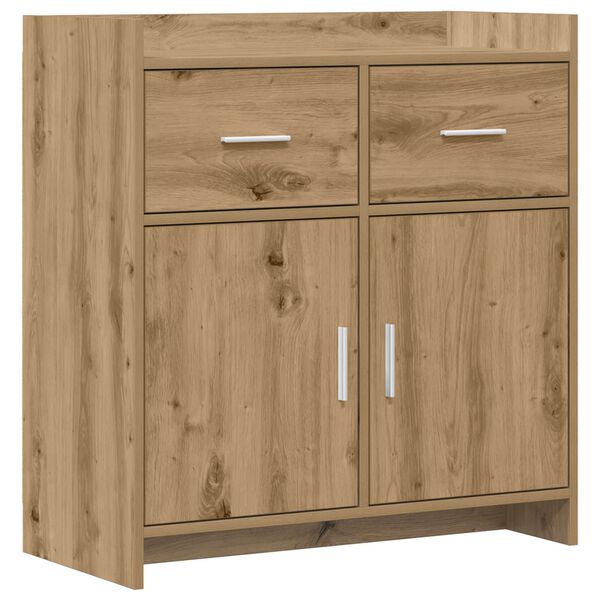Aparador Roble Artesanal 75 x 36 x 80 cm Madera de ingeniería Roble artesanal 8011122