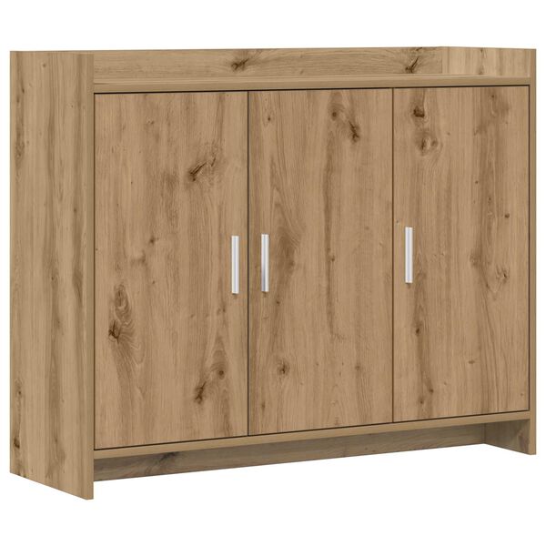 Aparador Roble Artesanal 985 x 33 x 80 cm Madera de ingeniería Roble artesanal