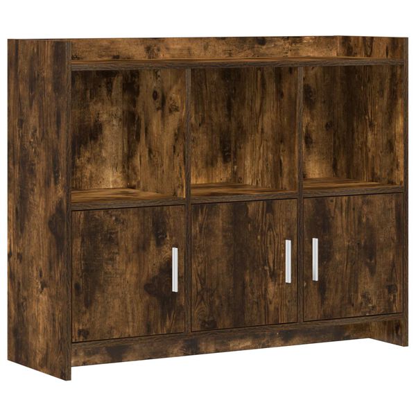 Aparador Roble Ahumado 985 x 33 x 80 cm Madera de ingeniería Roble ahumado 8011143