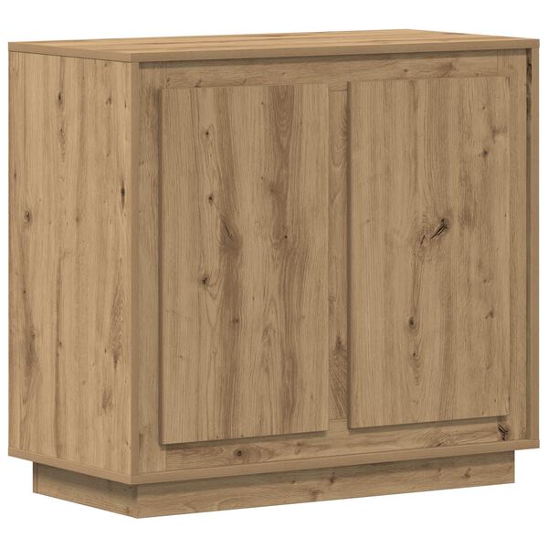 Aparador Roble artesanal 80 x 40 x 75 cm Madera de ingeniería Roble artisan