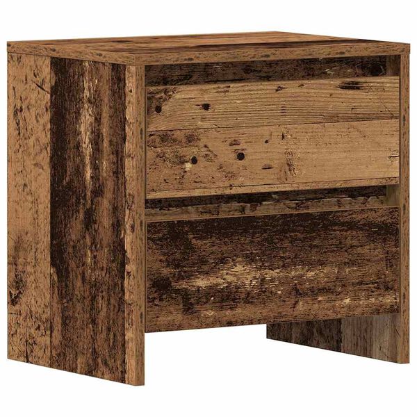 Armario de Noche con cajón Madera vieja 45 x 34 x 445 cm Madera envejecida