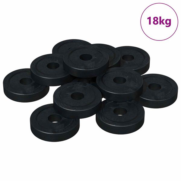 adecuado para arandelas planas 36000 pcs Negro ∅15 x 3 mm 18 kg (aprox. 36000 pcs)