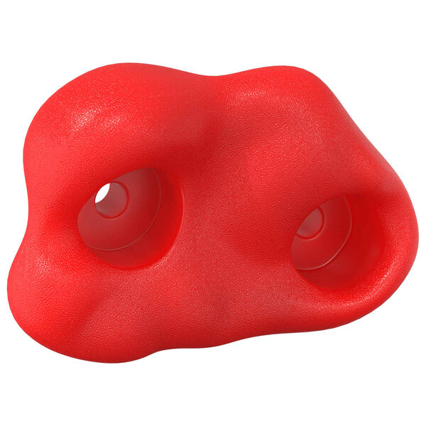 Agarre de escalada 2 pcs Rojo 100 x 67 x 43 mm PP Rojo