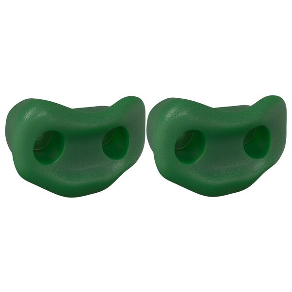 Agarre de escalada 2 pcs Verde 100 x 67 x 43 mm PP Verde
