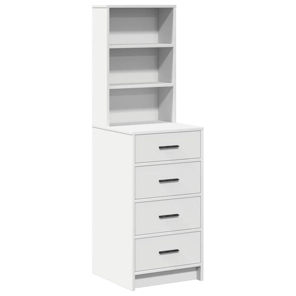 Alacena con cajón 40 x 41 x 135 cm Madera contrachapada Blanco