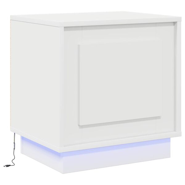 Armario de Noche 44 x 345 x 45 cm Madera de ingeniería White