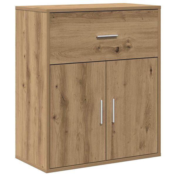 Aparador Roble artesanal 60 x 31 x 70 cm Madera de ingeniería Roble artisan