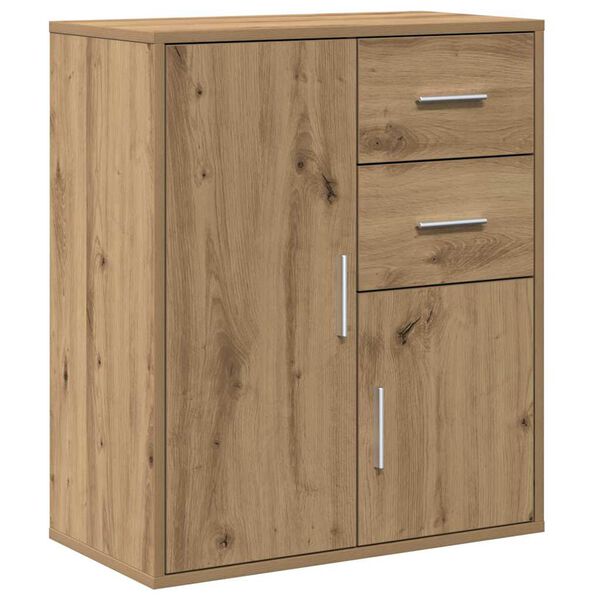 Aparador Roble artesanal 60 x 31 x 70 cm Madera de ingeniería Roble artisan 871416