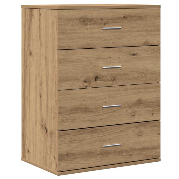 Aparador Roble artesanal 60 x 39 x 80 cm Madera de ingeniería Roble artisan