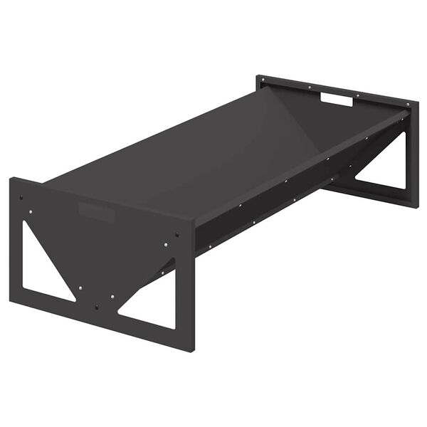 Abrevadero para ganado Negro 108 x 50 x 28 cm Negro