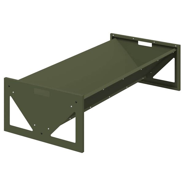 Abrevadero para ganado Verde Oliva 108 x 50 x 28 cm Verde oliva