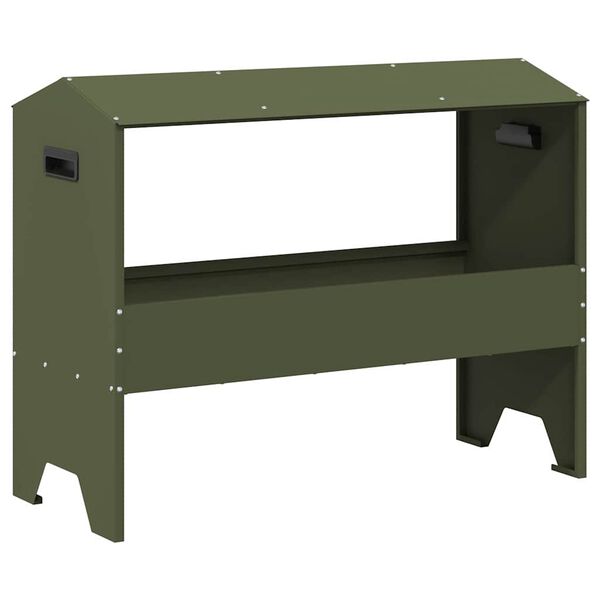 Abrevadero para ganado Verde Oliva 79 x 35 x 62 cm Verde oliva